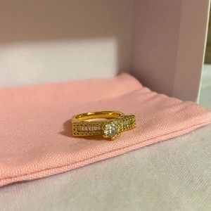 14k ring with zirconia